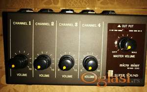 Mikrofonska četvorokanalna mikseta "Bestell Super Sound"